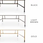 Stoff Wohnzimmer Sessel mit Metallstruktur Made in Italy - Manila Viadurini