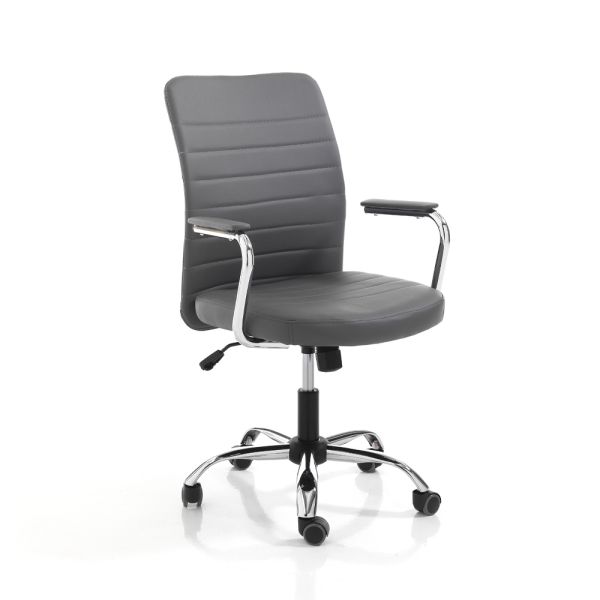 Leder-bürosessel und verstellbarer gaslift – radon
