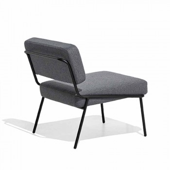 Design-Sessel mit Sitz und Rückenlehne aus Stoff Made in Italy - Connubia Sixty