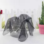 Moderner Design-Sessel aus rauchigem Plexiglas Paris, hergestellt in Italien Viadurini