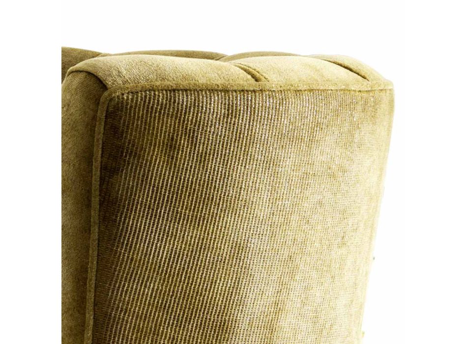 Design Sessel aus gepolstertem Stoff Grilli Kipling made in Italy