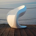 Interner oder externer Design-Sessel aus weißem Polyethylen - Petra von Myyour