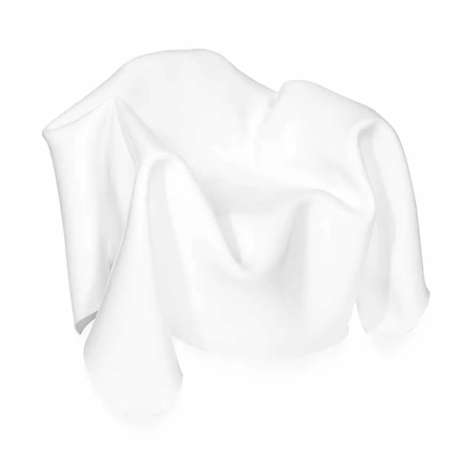 Moderner Design-Sessel aus weißem Plexiglas Paris, hergestellt in Italien Viadurini