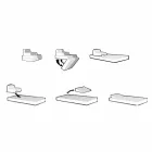 Schwimmdock Sessel Trona weißes Design Luxus, made in Italy Viadurini