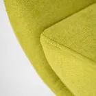 Drehsessel mit Metallgestell und Stoffsitz – Sereno Viadurini