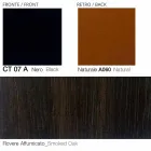 Drehbarer Ledersessel mit Holzgestell Made in Italy - Butterfly Viadurini