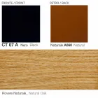 Drehbarer Ledersessel mit Holzgestell Made in Italy - Butterfly Viadurini