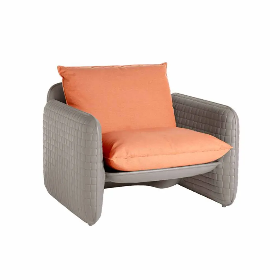 Lounge Chair mit wasserdichten Kissen, für Outdoor - Mara Slide Viadurini