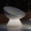 Leuchtender Outdoor-Sessel aus Polyethylen mit LED-Licht Made in Italy - Desmond