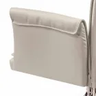 Sessel made in Italy, bezogen mit Niles-Leder, modernes Design Viadurini