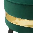 Farbiger Mini-Sessel mit modernem Design aus Holz und Stoff - Koah Viadurini