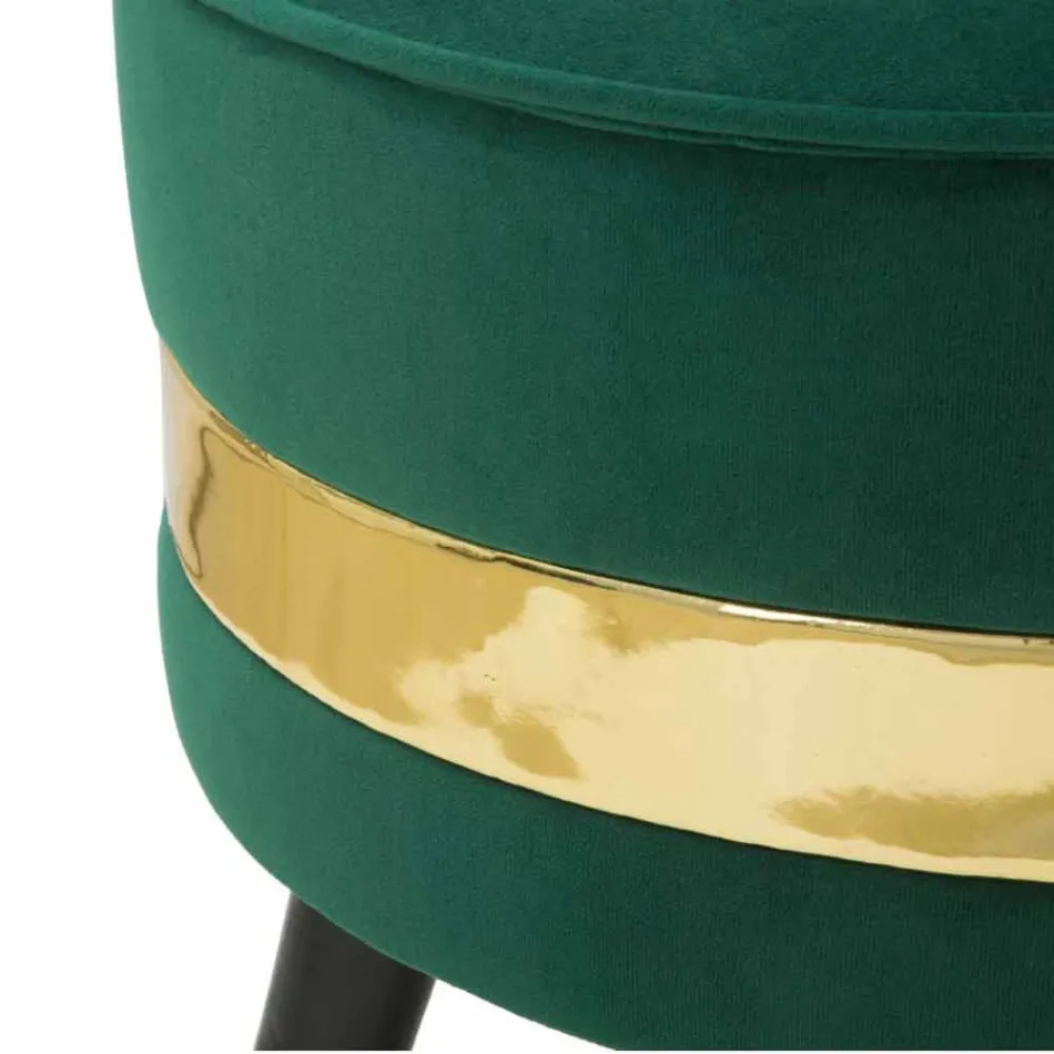 Farbiger Mini-Sessel mit modernem Design aus Holz und Stoff - Koah Viadurini