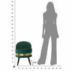 Farbiger Mini-Sessel mit modernem Design aus Holz und Stoff - Koah Viadurini