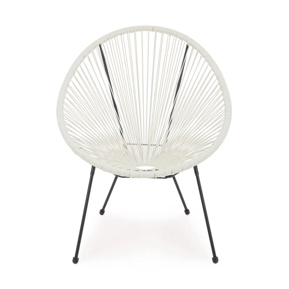 Moderner Design-Sessel für den Außenbereich aus lackiertem Stahl – Spumolizia Viadurini