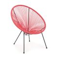 Outdoor-Sessel mit modernem Design aus lackiertem Stahl - funkelnd