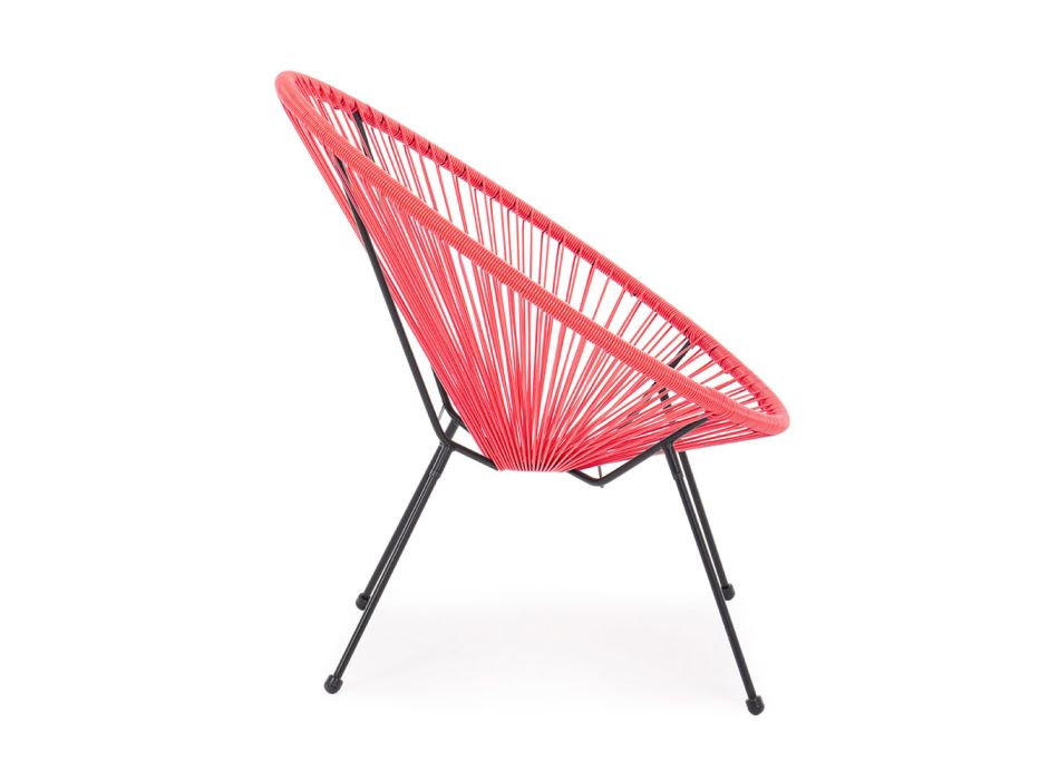Moderner Design-Sessel für den Außenbereich aus lackiertem Stahl – Spumolizia Viadurini