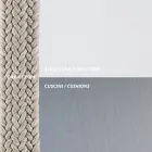 Outdoor-Sessel aus Stahl in verschiedenen Größen und Kissen inklusive Made in Italy - Bronn Viadurini