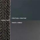 Outdoor-Sessel aus verzinktem Stahl und Seil mit Kissen, hergestellt in Italien – Helga Viadurini