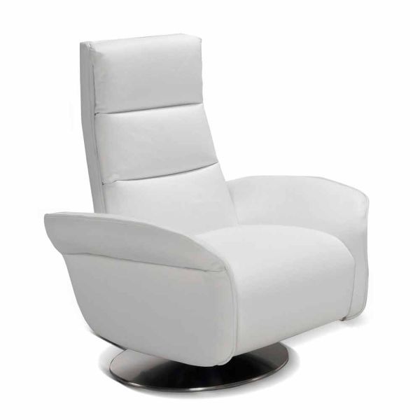 Motorisierte relax-drehsessel, 2 motoren leder/kunstleder/stoff bluma