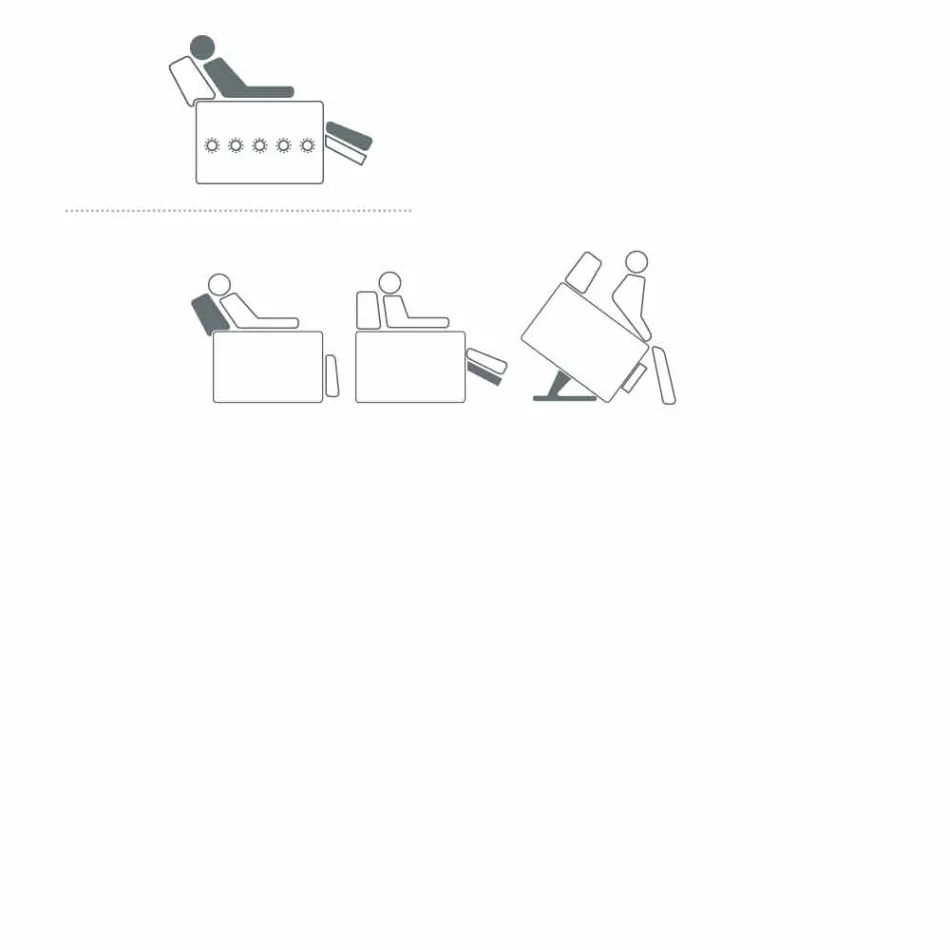 Relax Stuhl alzapersona 2 Design Motoren Rosa, made in Italy Viadurini