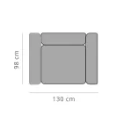 Entspannender Gartensessel aus Aluminium und Stoff, Design in 3 Ausführungen – Filomena Viadurini