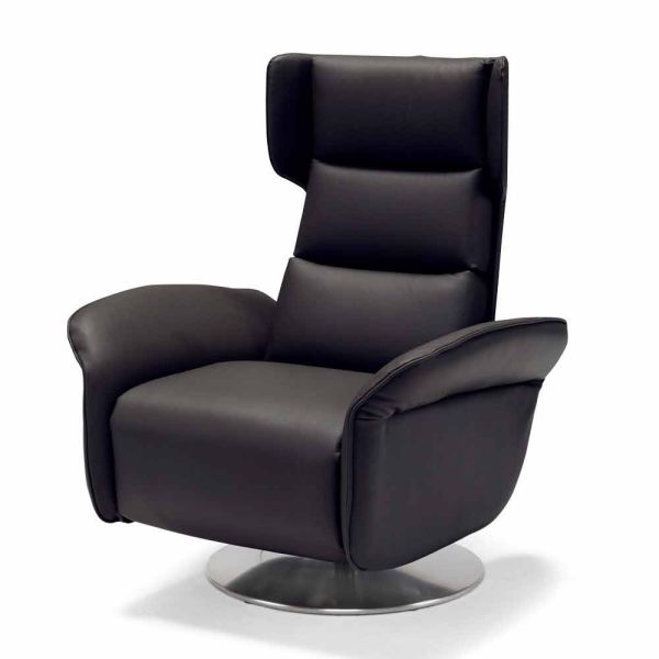 Motorisierter relax-drehsessel aus stoff/leder/kunstleder 2 motoren bao