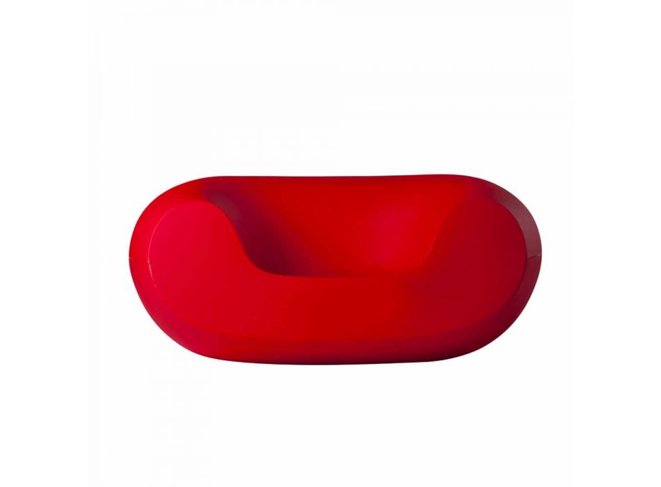 Farbiger runder Sessel Slide Chubby modernes Design aus Italien Viadurini