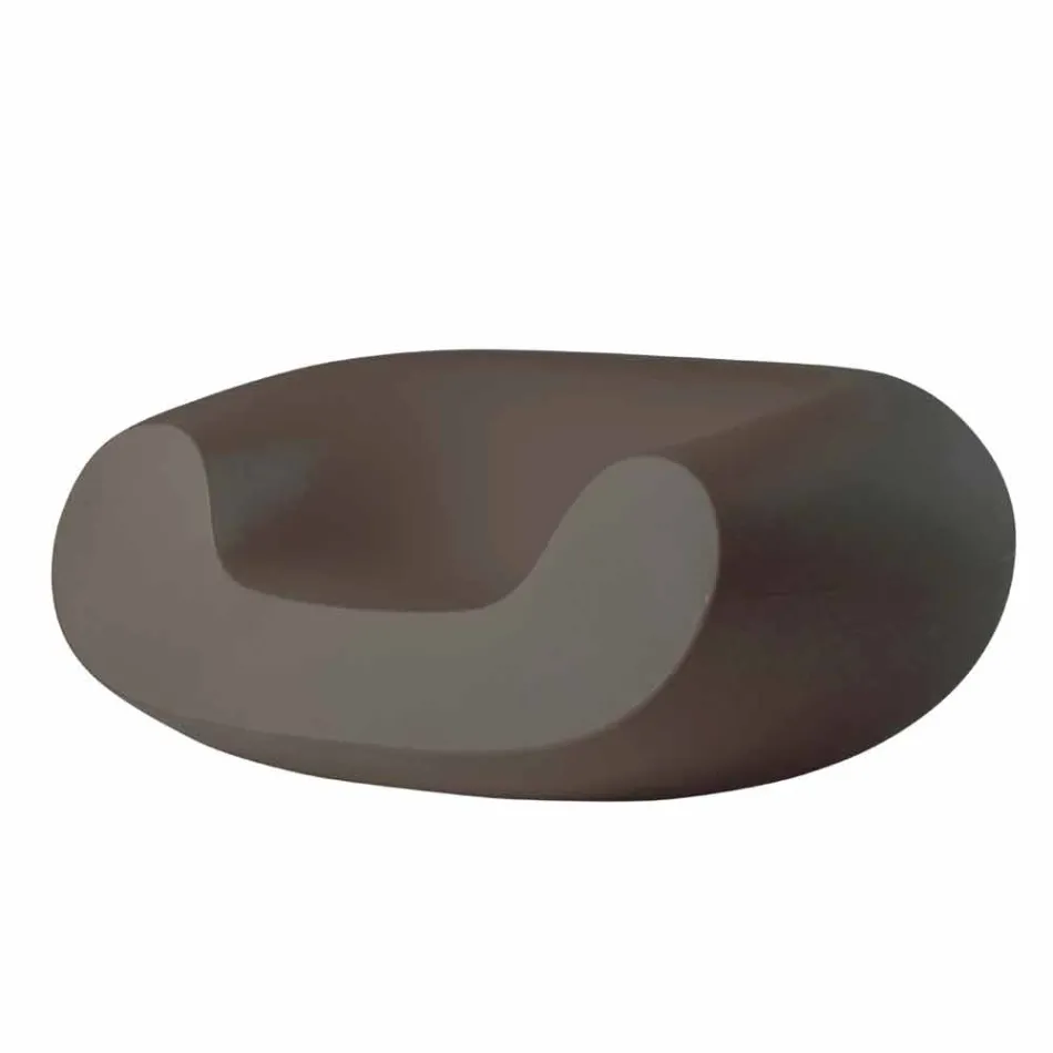 Farbiger runder Sessel Slide Chubby modernes Design aus Italien Viadurini