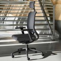 Ökologischer drehbarer ergonomischer Design-Bürosessel mit Kopfstütze - Meliva