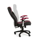 Drehbarer verstellbarer Bürosessel aus Kunstleder und Nylon 2 Farben - Saronno Viadurini