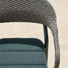 Outdoor-Sessel mit Sitzkissen Made in Italy - Noss by Varaschin Viadurini