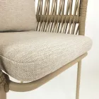 Cliff Talenti Outdoor-Sessel aus Seil und Stoff von Palomba Viadurini