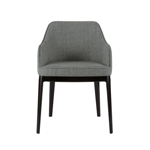 Wohnzimmersessel aus verschiedenen stoffen und massivholz made in italy - evy