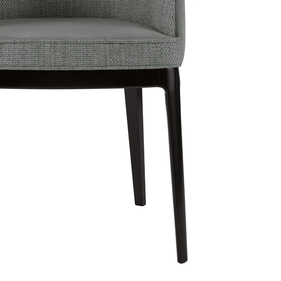 Wohnzimmersessel aus verschiedenen Stoffen und Massivholz Made in Italy - Evy Viadurini