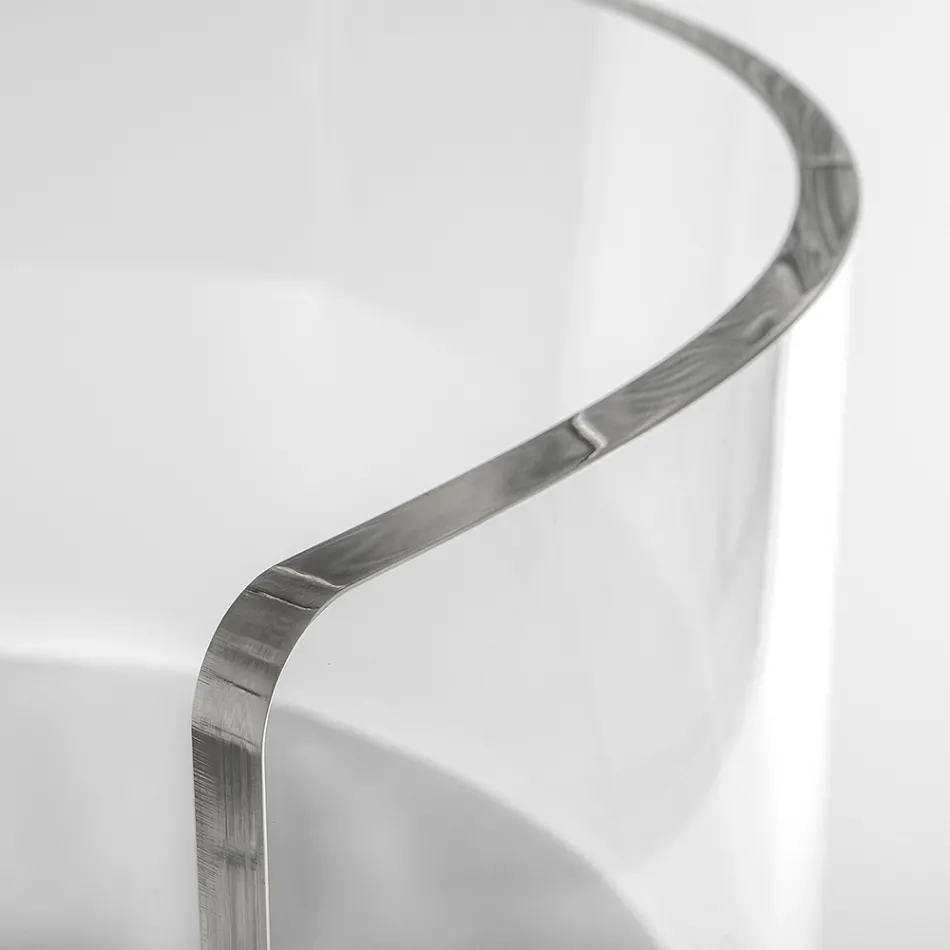 Eleganter, transparenter Plexiglas-Sessel, hergestellt in Italien – Rachele Viadurini