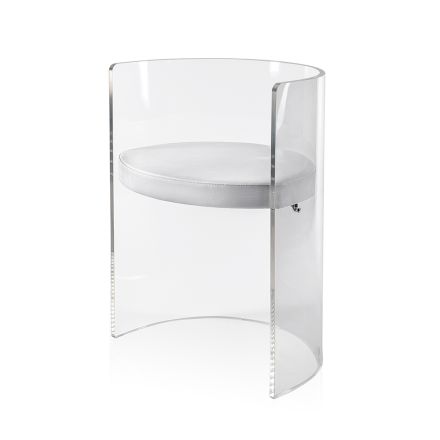 Eleganter, transparenter Plexiglas-Sessel, hergestellt in Italien – Rachele Viadurini