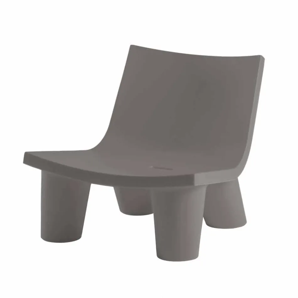 Schiebe Design Lounge Sessel Low Lita in Italien hergestellt Viadurini
