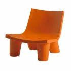 Schiebe Design Lounge Sessel Low Lita in Italien hergestellt Viadurini