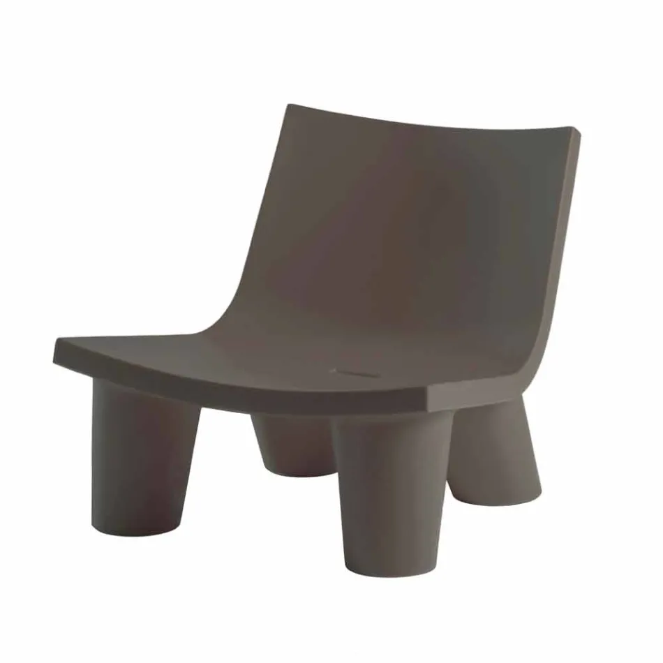 Schiebe Design Lounge Sessel Low Lita in Italien hergestellt Viadurini