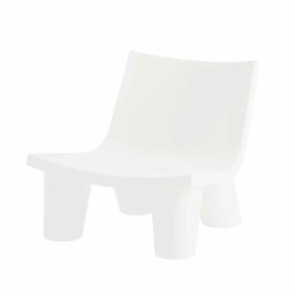 Schiebe Design Lounge Sessel Low Lita in Italien hergestellt Viadurini