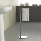 Moderner Handtuchhalter mit 2 Eisenarmen Made in Italy - Cali Viadurini