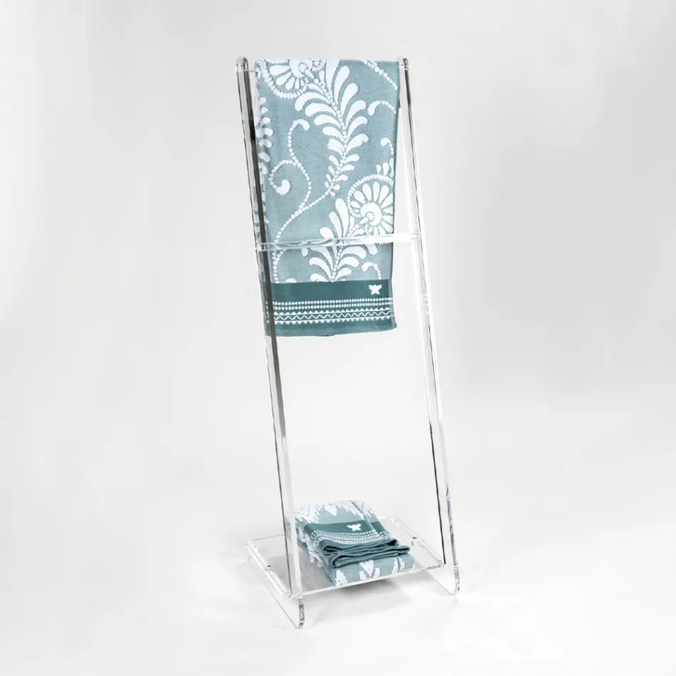 Handtuchhalter aus PMMA-Plexiglas, hergestellt in Italien – Tarzan Viadurini