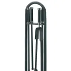 Werkzeughalter mit 4 Kaminbestecken Made in Italy – Licaone Viadurini