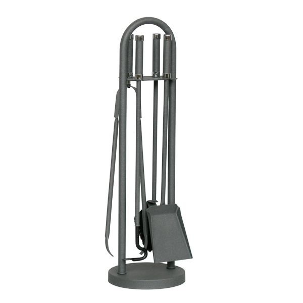 Werkzeughalter mit 4 kaminbestecken made in italy – licaone