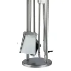 Werkzeughalter mit 4 Kaminbestecken Made in Italy – Licaone Viadurini