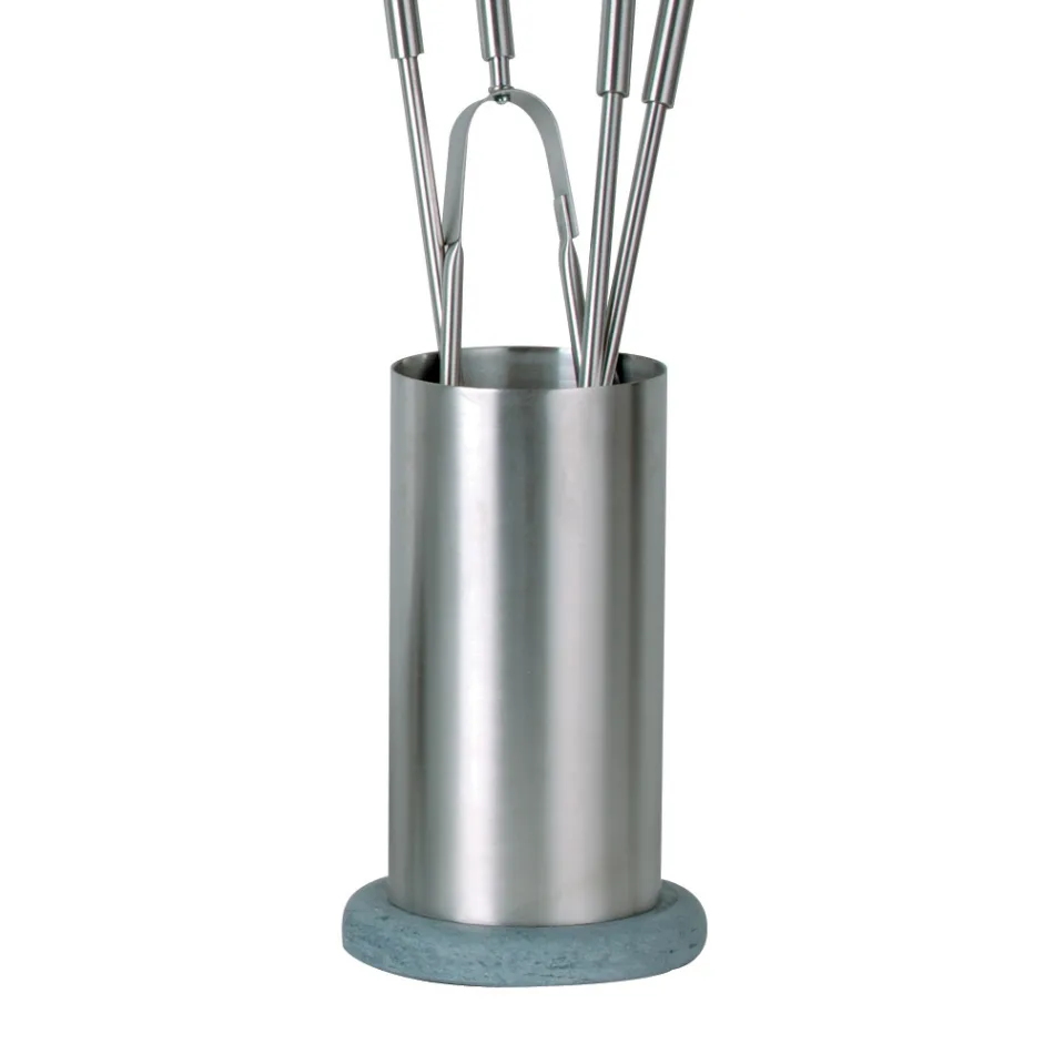 Werkzeughalter aus Edelstahl mit 4 in Italien hergestellten Zubehörteilen – Rucksack Viadurini