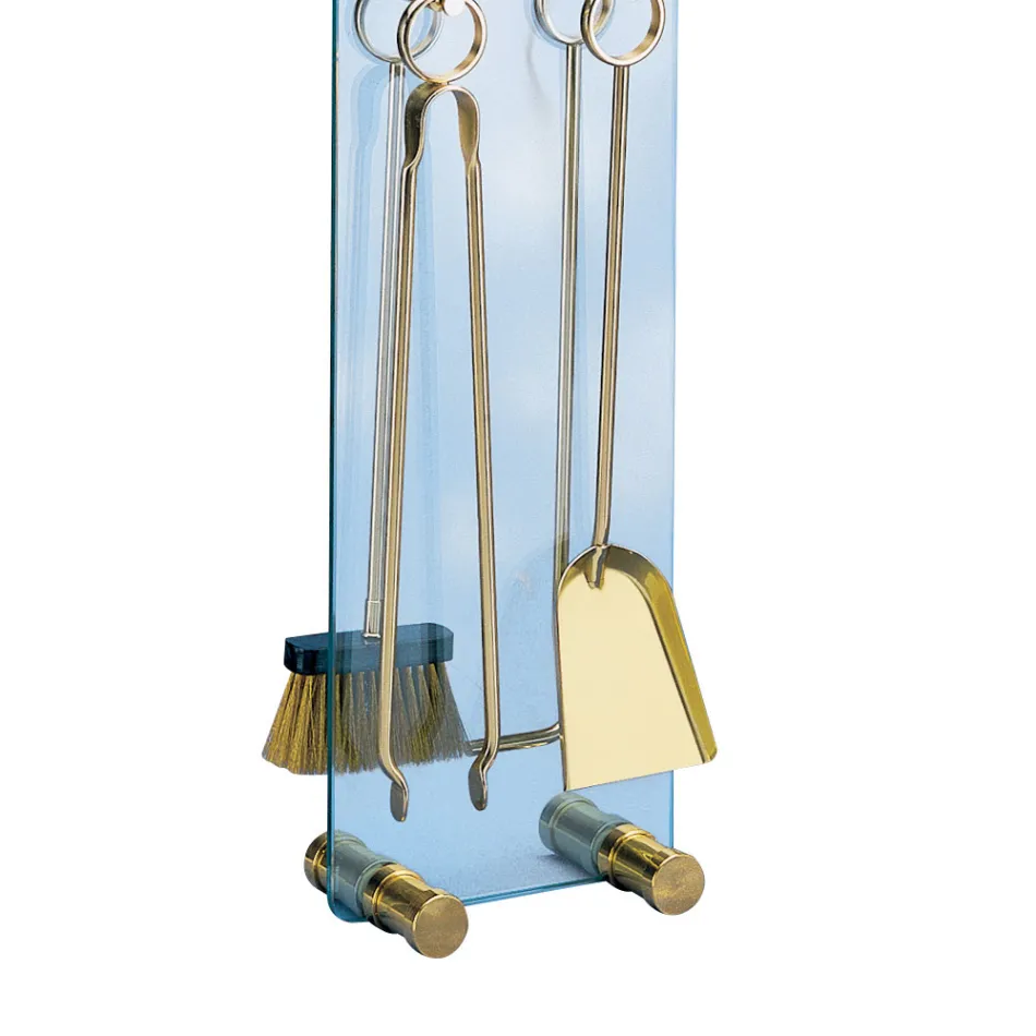 Werkzeughalter aus gehärtetem Kristall mit 4 Zubehörteilen, hergestellt in Italien – Zebra Viadurini