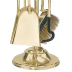 Werkzeughalter aus Messing mit 4 Zubehörteilen, Höhe 65 cm, hergestellt in Italien – Känguru Viadurini