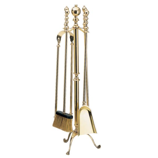 Messing-werkzeughalter mit 4 zubehörteilen, hergestellt in italien – nilpferd