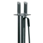 Minimalistischer Werkzeughalter mit 4 Zubehörteilen, hergestellt in Italien – Leopard Viadurini